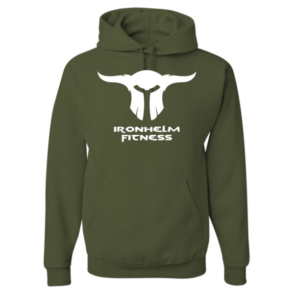 IRONHELM Fitness Hooded Pullover (Military Green) Thumbnail