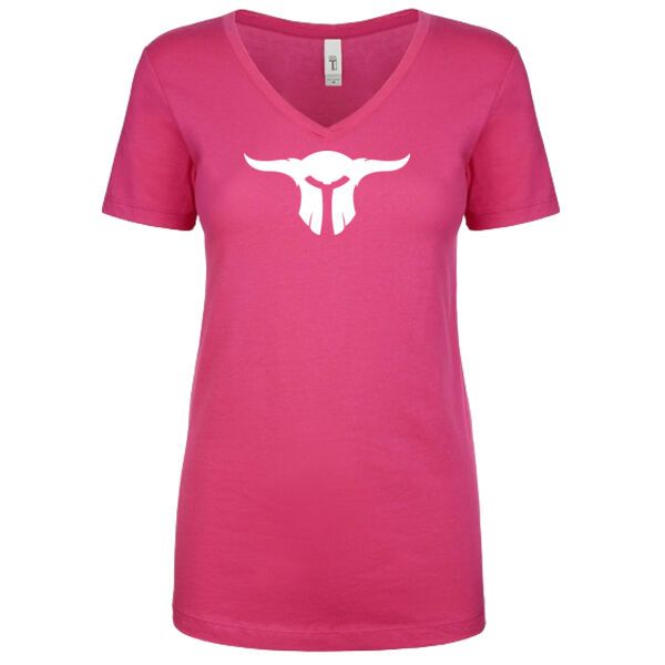 (NEW) Barbarian Bar Relaxed Jersey V-Neck (Berry) Thumbnail