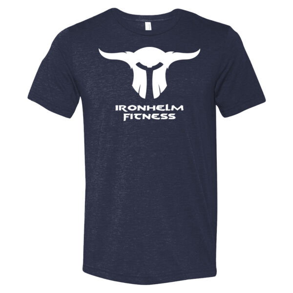 IRONHELM Fitness Shirt (Solid Navy Triblend) Thumbnail