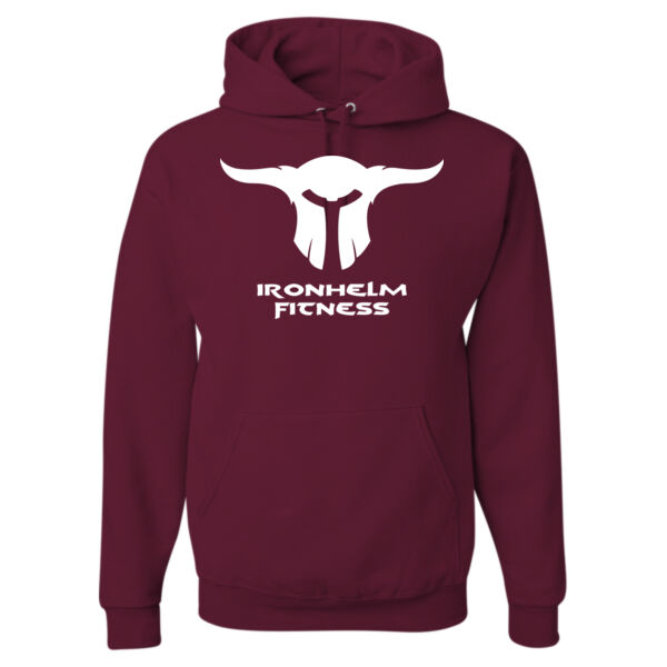 IRONHELM Fitness Hooded Pullover (Maroon) Thumbnail