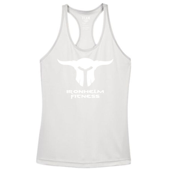 IRONHELM Fitness Racerback Tank (Sport Silver) Thumbnail